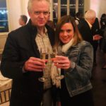 Vincent and Kimberly raising a glass to the New Year and all that lies ahead.