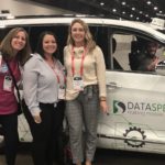 Some members of the mdg team checked out the autonomous drive demo while attending World Congress Experience.