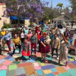 San Diego used the Spanish Village Art Center as its backdrop.