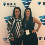 Kate Holden from IBEX with Ashleigh Kades on the show floor.