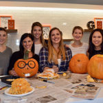 The DC office carved a few pumpkins.