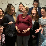 It was all about Copy Director Renee Goldstein in the Reston office for her baby shower.