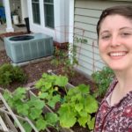 Ashley’s kind of a big dill - growing cucumbers and other veggies in her garden.