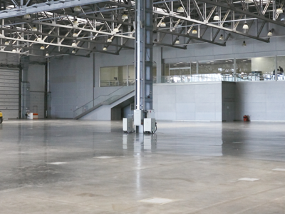empty convention floor
