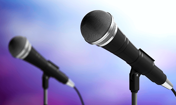 two mics